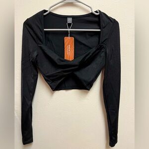 SHEIN SXY Twist Crop Top